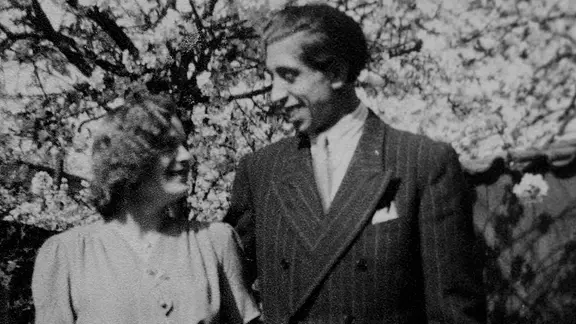 Verlobungsfoto von Hannelore und Edmund Schweden aus dem Jahr 1949