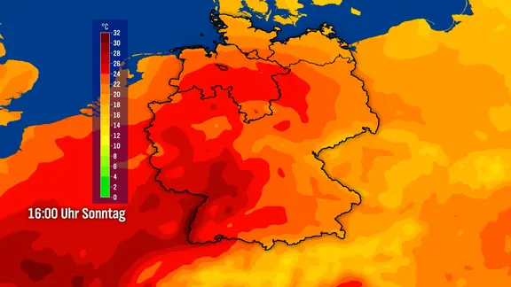 Das Bild zeigt einen Screenshot einer Wettervorhersagen-Animation.