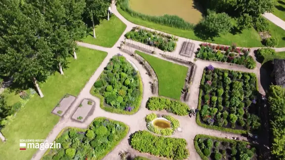 Der Naturerlebnispark "Arten Eden" aus der Vogelperspektive.