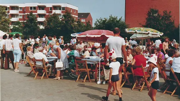 Fest im Bürgerzentrum in Achim in den 1980er-Jahren