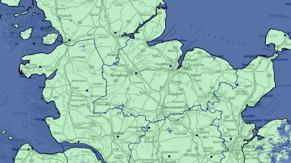 Die DAB+ Versorgung in Schleswig-Holstein