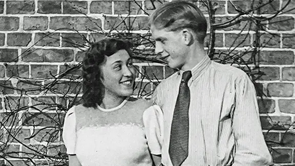 Wilhelm und Helga Allerheiligen als junges Paar