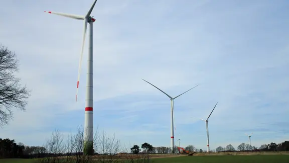 Windräder in Thomasburg