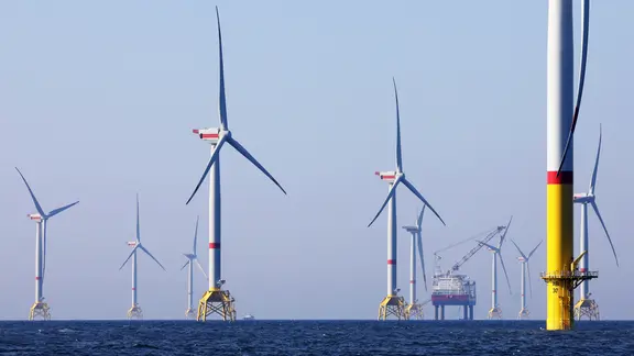 Windpark "Wikinger" vor Rügen