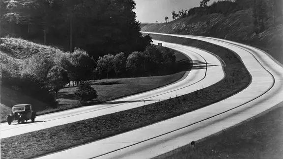 Deutsche Autobahn, circa 1936 bis 1939