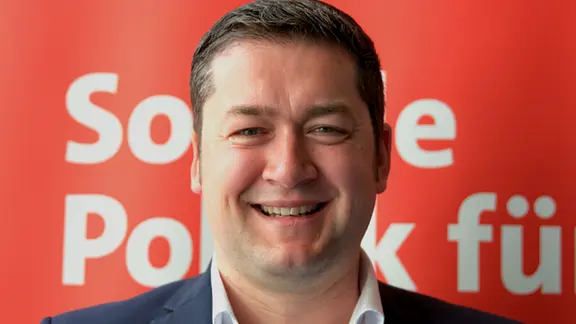 Thorsten Kornblum, Kandidat der SPD für das Amt des Oberbürgermeisters in Braunschweig.