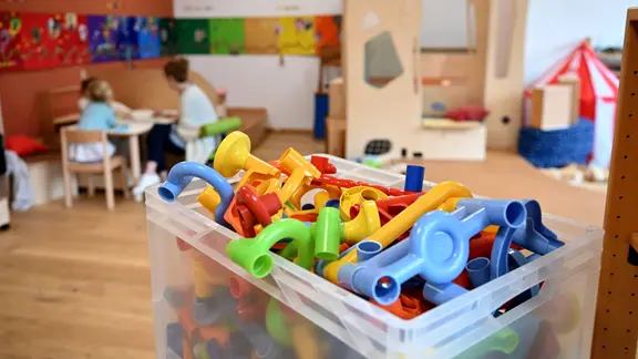 Ein Blick in einen Kindergarten
