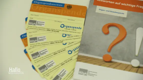 Organspendeausweise.