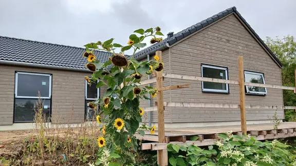 Ein Haus im Ferienpark Ivenack.