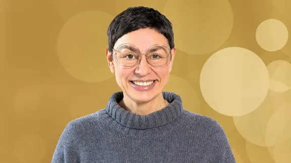 Moderatorin Martina Gilica.