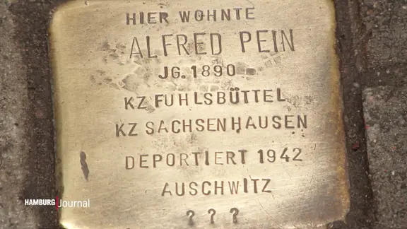 Stolperstein in Hamburg.