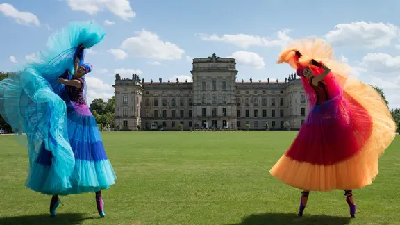 Artisten beim Kleinen Fest im großen Park