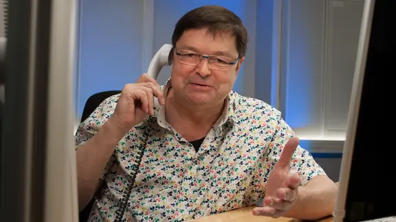 Leif Tennemann im Studio