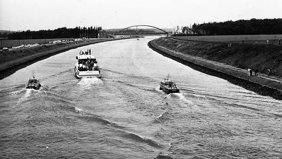 Einweihung des Elbe -Seitenkanal 1976 bei Uelzen