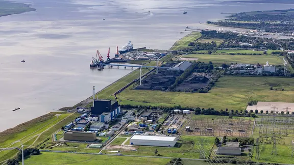 Das LNG-Terminal in Brunsbüttel