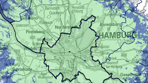 DAB+ Versorgung Hamburg