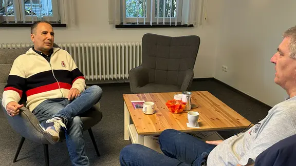 Andreas Kölln und Oliver Wessel im "Kieler Fenster".