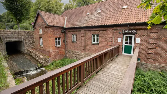 Wasserschaden an der Kupfermühle in Glinde