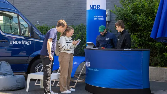 Info-Stand auf der Ideen Expo