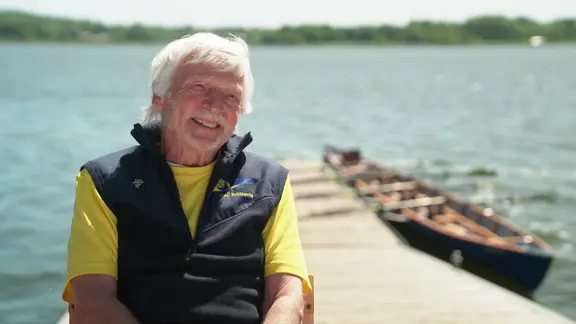 Günter Dahl vom Domschulruderclub Schleswig 