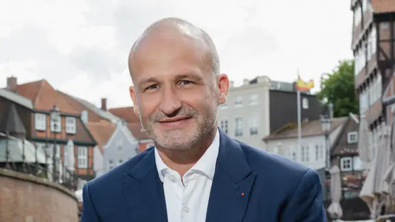 Kai Koeser, Kandidat der SPD für das Amt des Bürgermeisters in Stade.