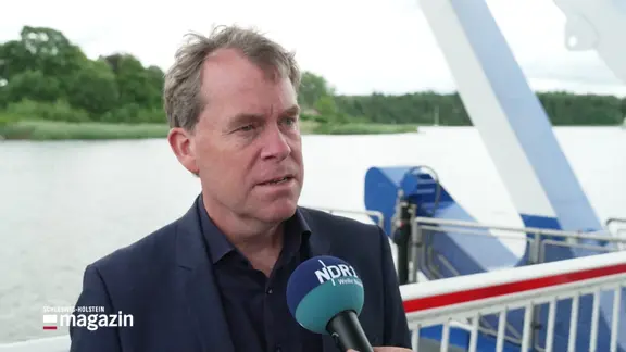 Ulf Kämpfer von der SPD an der Schlei.