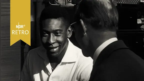 Pelé im Interview 1962 in Paris