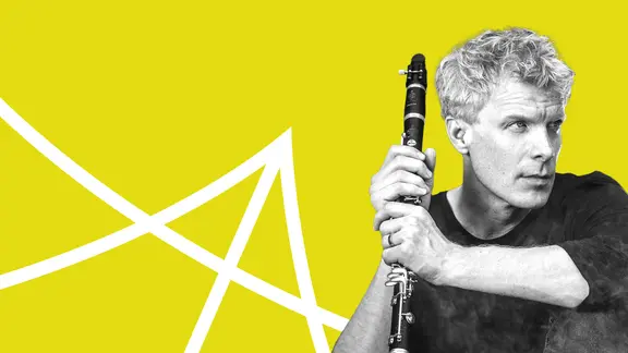 Plakatmotiv des NDR Elbphilharmonie Orchesters mit Martin Fröst