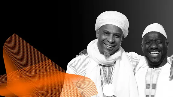 Die Musiker Omar Sosa und Seckou Keita (von links).