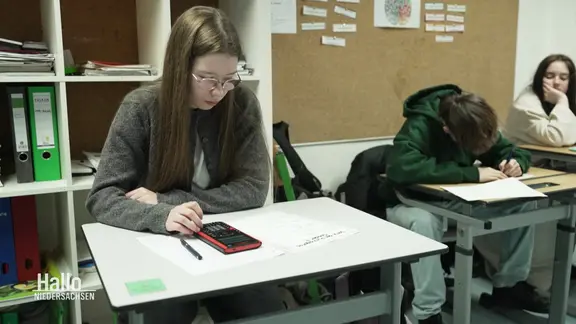 Szene aus einem Klassenraum.