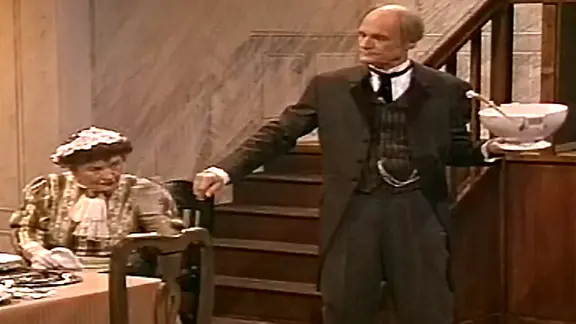 Screenshot aus "Dinner For One - op platt"