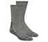 2 Pack Men's Crew Wool Socks, SCHWARZ, full
