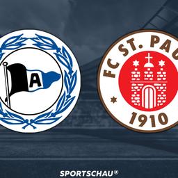 Logo Arminia Bielefeld gegen FC St. Pauli