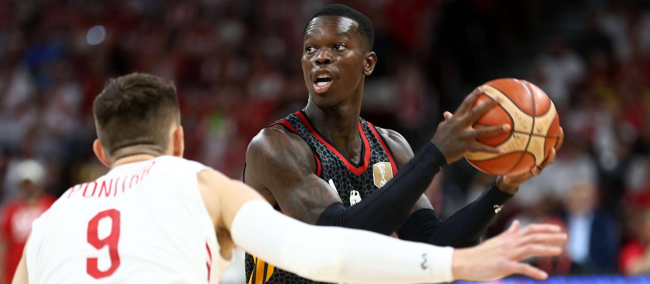 Dennis Schröder in Aktion