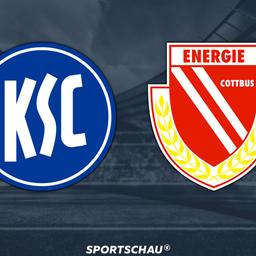 Logo Karlsruher SC gegen Energie Cottbus