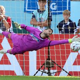 Hertha-Keeper Marius Gersbeck in Saarbrücken