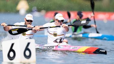Die Kanuten Max Lemke und Jacob Schopf bei der Kanu-WM in Polen (Bild: Imago Images/NurPhoto)