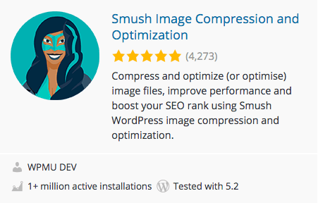 画像を軽くし最適化する「Smush Image Compression and Optimization」
