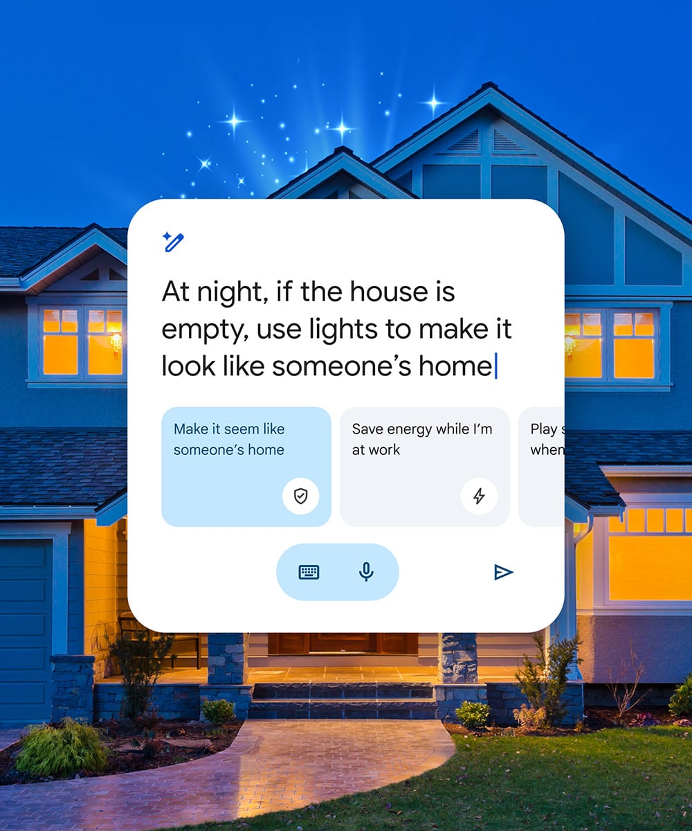 Gemini prompt for new Google Home features