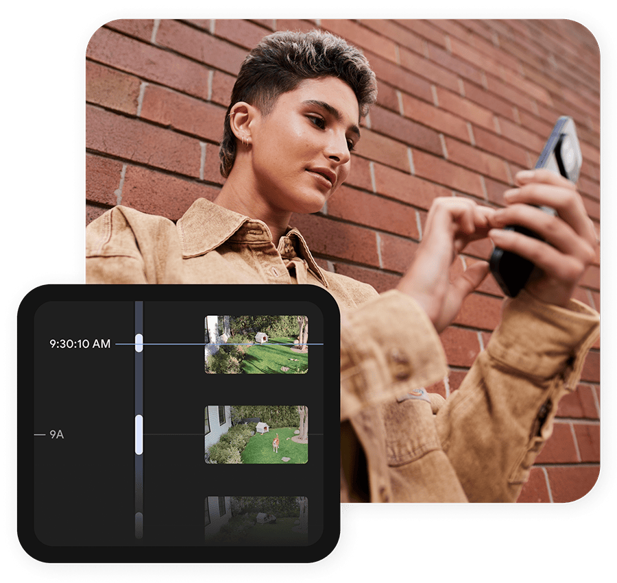 Image of woman using her Pixel phone to use smooth scrolling