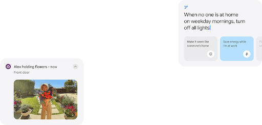 Gemini description for new Nest Doorbell and Gemini prompt for new Google Home features