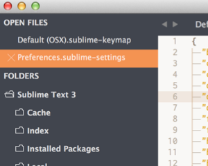 Sublime Text のサイドバーをhjklキーで移動する
