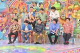 「アメトーーク！」の「細かい所にひっかかる芸人」企画に出演する（前列左から）銀シャリ橋本、バカリズム、ナイツ塙、三四郎・小宮、水田信二、（後列左から）ガクテンソク奥田、ウエストランド井口、ニッポンの社長・辻