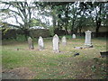 TQ1279 : Gravestones in the old churchyard (3) by Basher Eyre