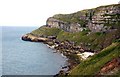 SH7783 : The coastline on the Great Orme by Steve Daniels