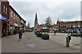 SP7387 : Market Harborough: The Square by Michael Garlick
