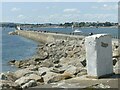 SX4853 : Mount Batten breakwater by Alan Murray-Rust
