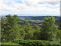ST2392 : View across the lower Ebbw Valley from Cwmcarn Forest Drive by Gareth James