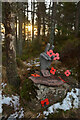 NC8200 : Memorial among the Trees on Ben Bhraggie, Sutherland by Andrew Tryon