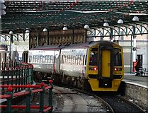 SH2482 : Holyhead Railway Station by JThomas